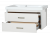 Джулия Qvatro 90 с 2-мя ящиками белая White Л-Джк01090-5210П2Я