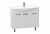 Джулия 105 Тумба прямая белая White White Л-Джу01105-5210Пр