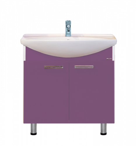 Джулия 85 тумба прямая сиреневая Л-Джу01085-1510Пр