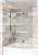 Шторка для ванны Riho Scandic S500 Geta 170, Doppio 122x150 GC62200 универсальная