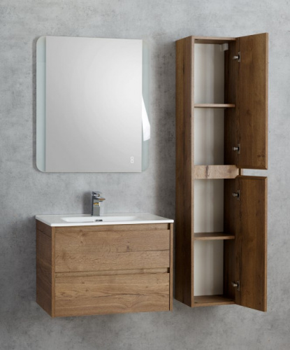 BELBAGNO KRAFT-1600 Шкаф подвесной, с двумя распашными дверцами с доводчиками, две полки внутри, левосторонний, 1600x330x300 Pino Pasadena 