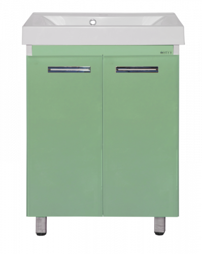 Джулия QVATRO - 65 Тумба прямая салатовая Л-Джк01065-0710Пр