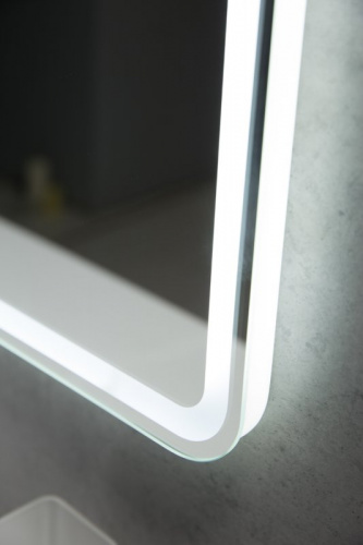 BELBAGNO SPC-MAR-900-800-LED Зеркало с встроенным светильником и кнопочным выключателем, 12W, 220-240V, 900x30x800 