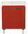 Джулия QVATRO - 75 Тумба прямая красная Л-Джк01075-0410Пр