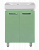 Джулия QVATRO - 65 Тумба прямая салатовая Л-Джк01065-0710Пр
