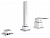 Смеситель Grohe Eurocube 19966000 на борт ванны