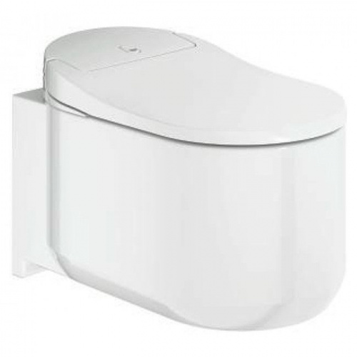 Инсталляция Grohe с безободковым унитазом Grohe Sensia Arena 39354SH0 с биде и феном, сиденье с микролифтом