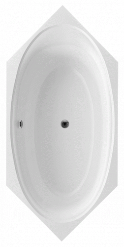 Ванна Villeroy&Boch CETUS Duo UBQ210CEU6V, 210х100 см, Quaryl®