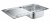 Мойка Grohe K300 из нержавеющей стали с корзинчатым вентилем, 31563SD0, левая