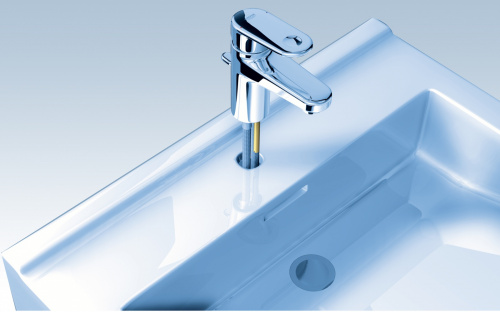 Europlus II Смеситель Grohe однорычажный для раковины гладкий корпус