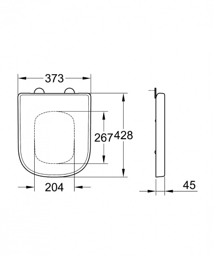Крышка-сиденье Grohe Euro Ceramic 39459000