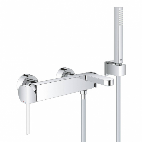 Смеситель Grohe Plus 33547003 для ванны и душа, с душевым набором