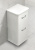 Шкаф подвесной BELBAGNO PRADO-890-AC-SC с одним выдвижным ящиком и одной распашной дверкой, 450x350x890 Bianco Laccato Lucido