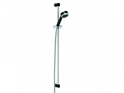 Душевой гарнитур Kludi Zenta 3S 6084086-00, черный/хром