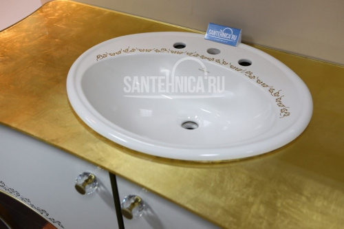 Тумба Villeroy&Boch Amadea Royal A655 00BK подвесная с декором