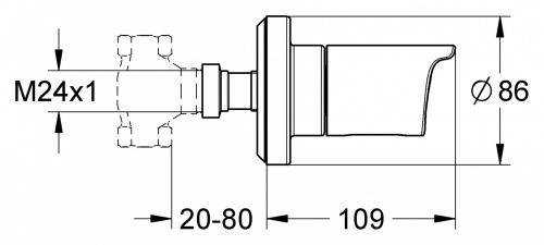 Переключатель потоков Grohe Grohtherm 2000 NEW 19243001