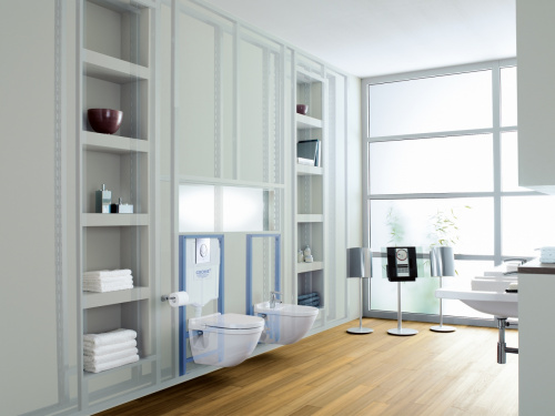 Grohe 38721001 Rapid SL3 в 1 для подвесного унитаза набор (панель+рама+уголки)
