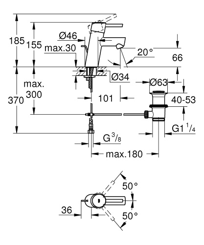 Тюльпан CONCETTO NEW GROHE 32204001