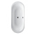 Квариловая ванна Villeroy&Boch Ceta 175 x 75 см, UBQ175CEA7W0V ножки белые