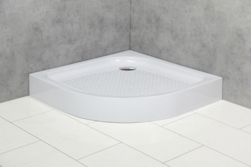 Акриловый душевой поддон BELBAGNO TRAY-BB-R Радиус:550 900x900x150
