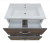 Норд - 75 тумба подвесная с 2 ящ. комбинированная П-Нор-01075-14862Я