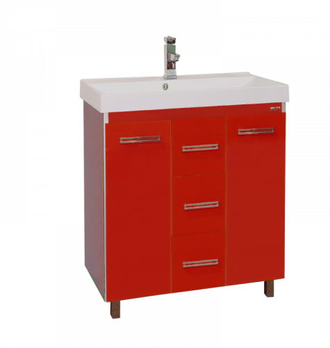 Джулия Qvatro -75 с 3-мя ящиками красная Л-Джк01075-0410Пр3Я