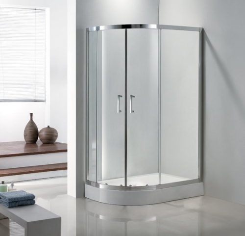 Душевой уголок CEZARES PORTA RH-2 условн. размеры, мм: 1200x900x1950 габариты с диап. рег., мм:(1190-1215)х(890-915)х1950 шир. входа, мм:530