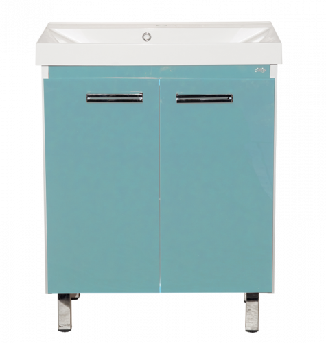 Джулия QVATRO - 75 Тумба прямая голубая Л-Джк01075-0610Пр