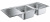 Мойка Grohe K500 из нержавеющей стали с корзинчатым вентилем, 31588SD0, левая/правая Мойка Grohe K500 из нержавеющей стали с корзинчатым вентилем, 31588SD0, левая/правая