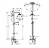 27351400 Croma Select S 180 2jet Showerpipe для ванны, белый/хром 27351400 Croma Select S 180 2jet Showerpipe для ванны, белый/хром