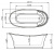 Ванна акриловая BelBagno BB302 170 x 75 см Ванна акриловая BelBagno BB302 170 x 75 см