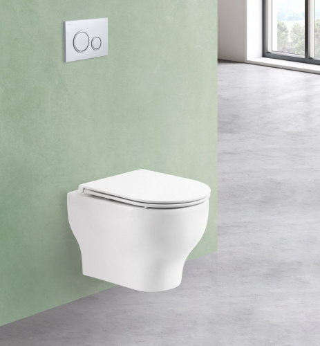 Унитаз подвесной BelBagno Lucie BB063CHR, безободковый