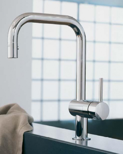 Смеситель Grohe Minta 32067 DC0 кухонный для мойки суперсталь