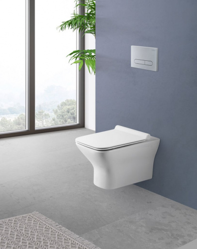 Унитаз подвесной BelBagno Romano BB248CHR-SM, безободковый