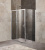 Душевой уголок BELBAGNO UNIQUE-AH-1 прозрачное усл. разм., (1200-1350)x800x1900 габ. с диап. рег., (1200-1350)x(785-800)x1900 Шир. вх., 310-460
