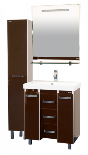 Джулия Qvatro - 75 с 3-мя ящиками коричневая Л-Джк01075-1410Ко3