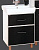 Гранд Lux 70 с 2-мя ящиками черно-белая Croco Л-Грл01070-2492ЯКр