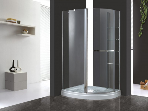 Душевой уголок CEZARES ELENA RH-1 условн. размеры, мм:1200X900X1950 габариты с диап. рег., мм:(1165-1185)x(851-871)x1950 шир. входа, мм:610