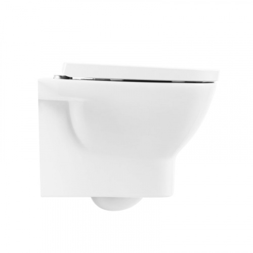Унитаз подвесной BelBagno Lago BB128CH, безободковый