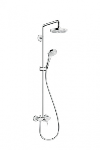 27255400 Croma Select S 180 2jet Showerpipe, с однорычажным смесителем