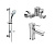 Ideal Standart B1431AA Набор 3-в-1 Смесители и душевой гарнитур IDEALSTYLE + IDEALRAIN