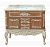 Bianco -100 Тумба с 2 ящ. коричн. серебряная патина Л-Бья01100-1391282Я