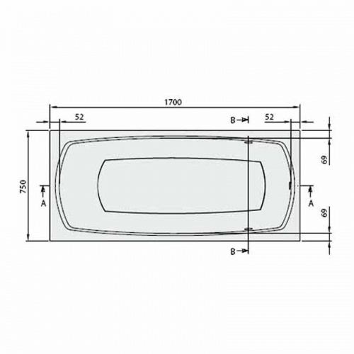 Ванна Villeroy&Boch My Art UBQ170MYA2V-96, 170x75 см, star white