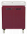 Джулия QVATRO - 75 Тумба прямая бордовая Л-Джк01075-1010Пр