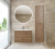 BELBAGNO KRAFT-1600 Шкаф подвесной, с двумя распашными дверцами с доводчиками, две полки внутри, левосторонний, 1600x330x300 Pino Pasadena BELBAGNO KRAFT-1600 Шкаф подвесной, с двумя распашными дверцами с доводчиками, две полки внутри, левосторонний, 1600x330x300 Pino Pasadena