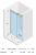 Душевая дверь в нишу Riho Baltic B104 138 x 210 см