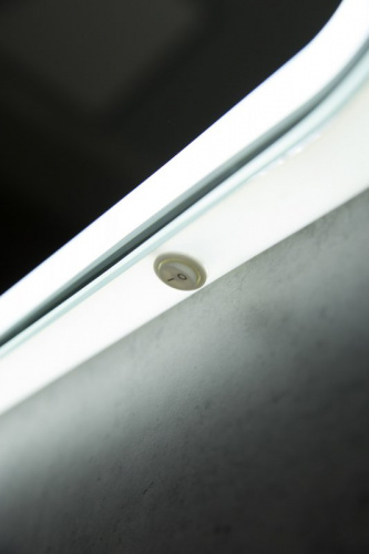 BELBAGNO SPC-GRT-500-800-LED Зеркало с встроенным светильником и кнопочным выключателем, 12W, 220-240V, 500x30x800 