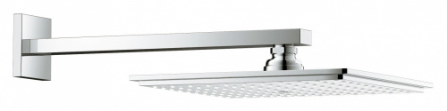 Верхний душ Grohe Rainshower Allure 26064000 с душевым кронштейном с ограничением расхода воды 9,5 л/мин, 22,9 см