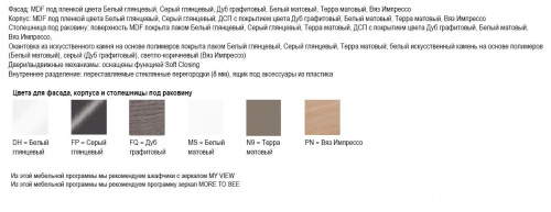 База под раковину Villeroy&Boch Legato B122 00N9, терра матовый