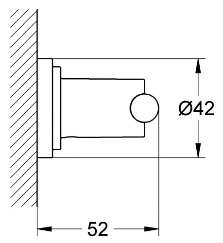 Крючок Grohe Atrio 40312000